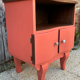 "Corail Bohème" bedside table – vintage relooked, 1940s / 1950s