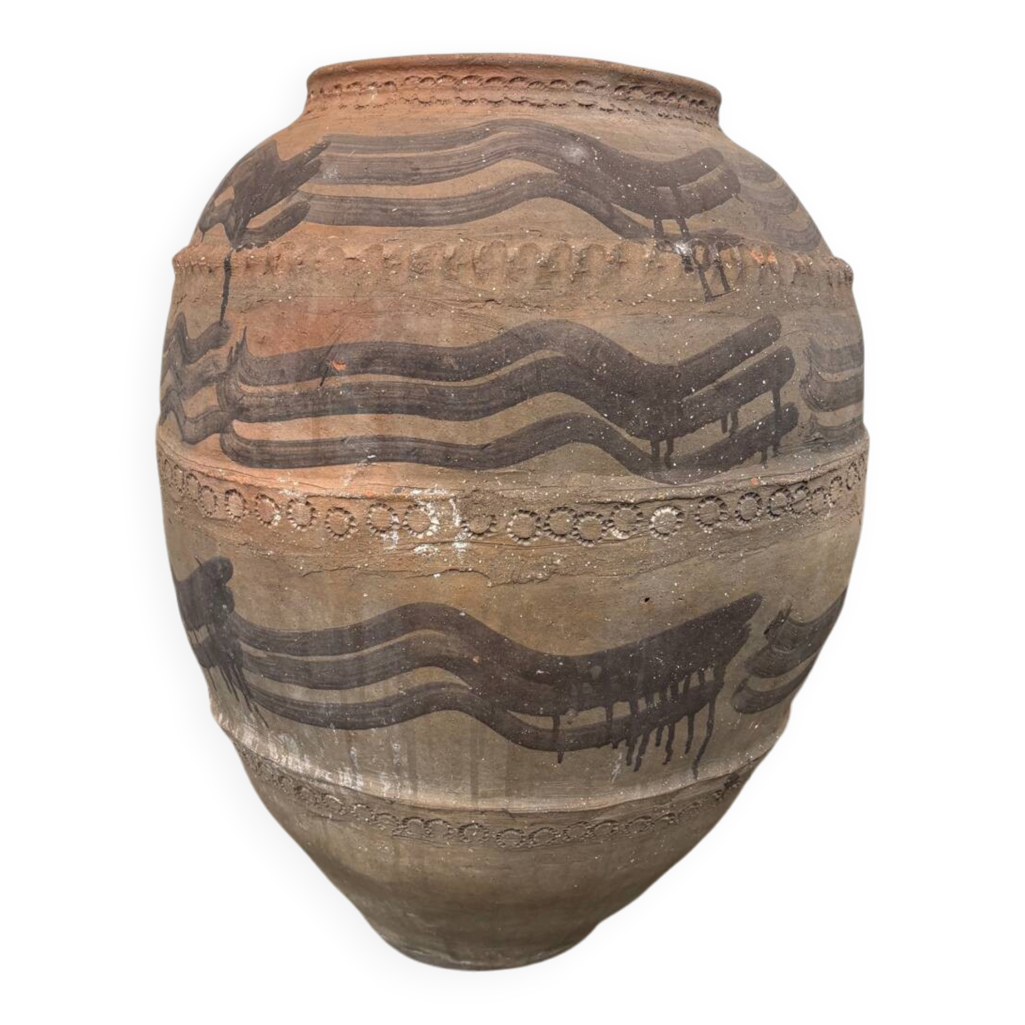 Spanish oil jar, Tinaja, 18th century.