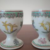 2 old enamelled shells
