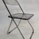 Giancarlo piretti plia lucite folding chair for castelli