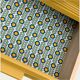 Chiffonnier art déco ocre jaune