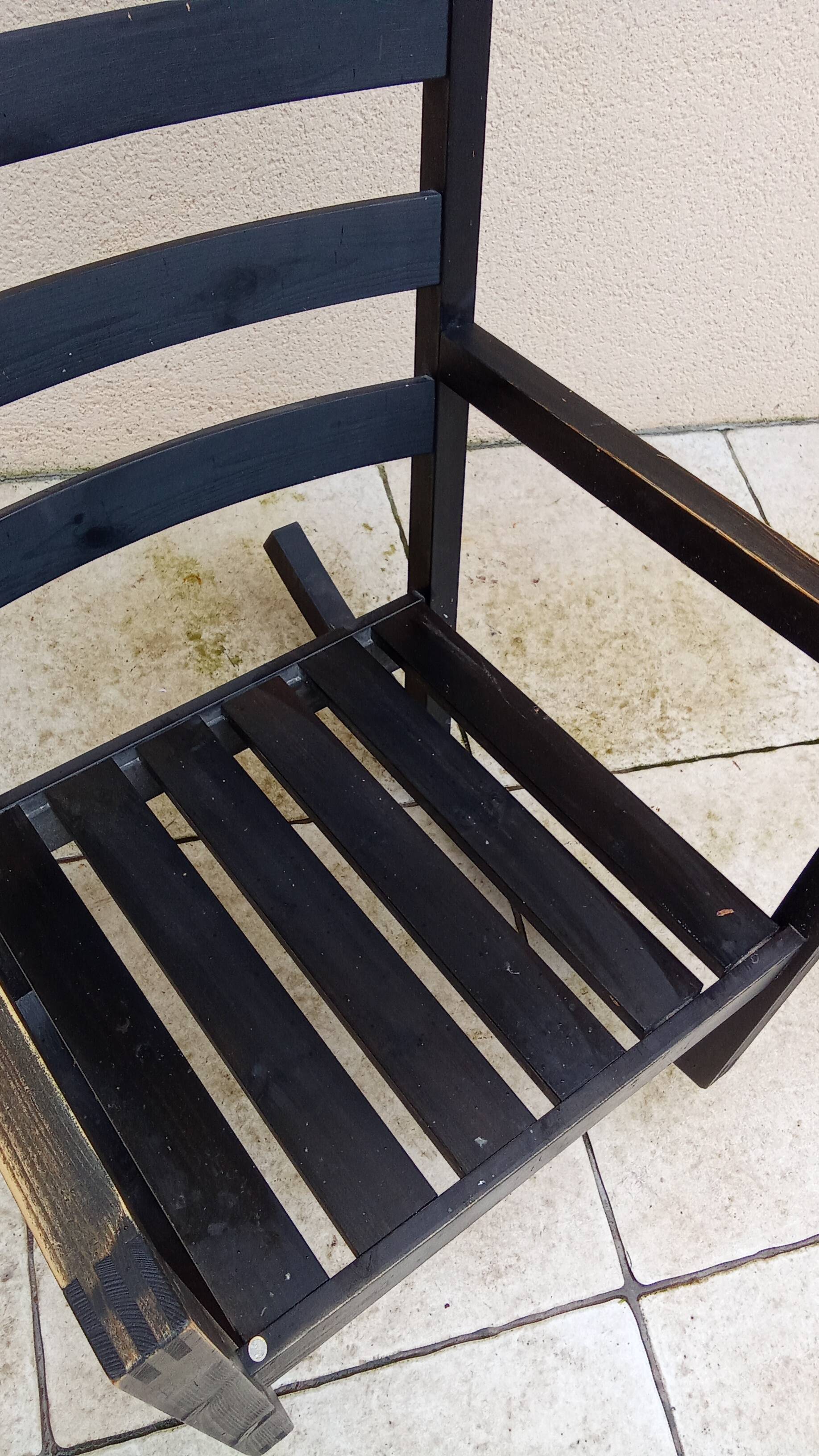 Designer wooden rocking chair