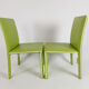 Ensemble de chaises junior vert menthe fait main Style Traders 2000