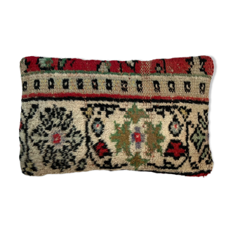 Housse de coussin turque vintage faite à la main 30 x 50 cm