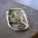 Oval top in green onyx marble