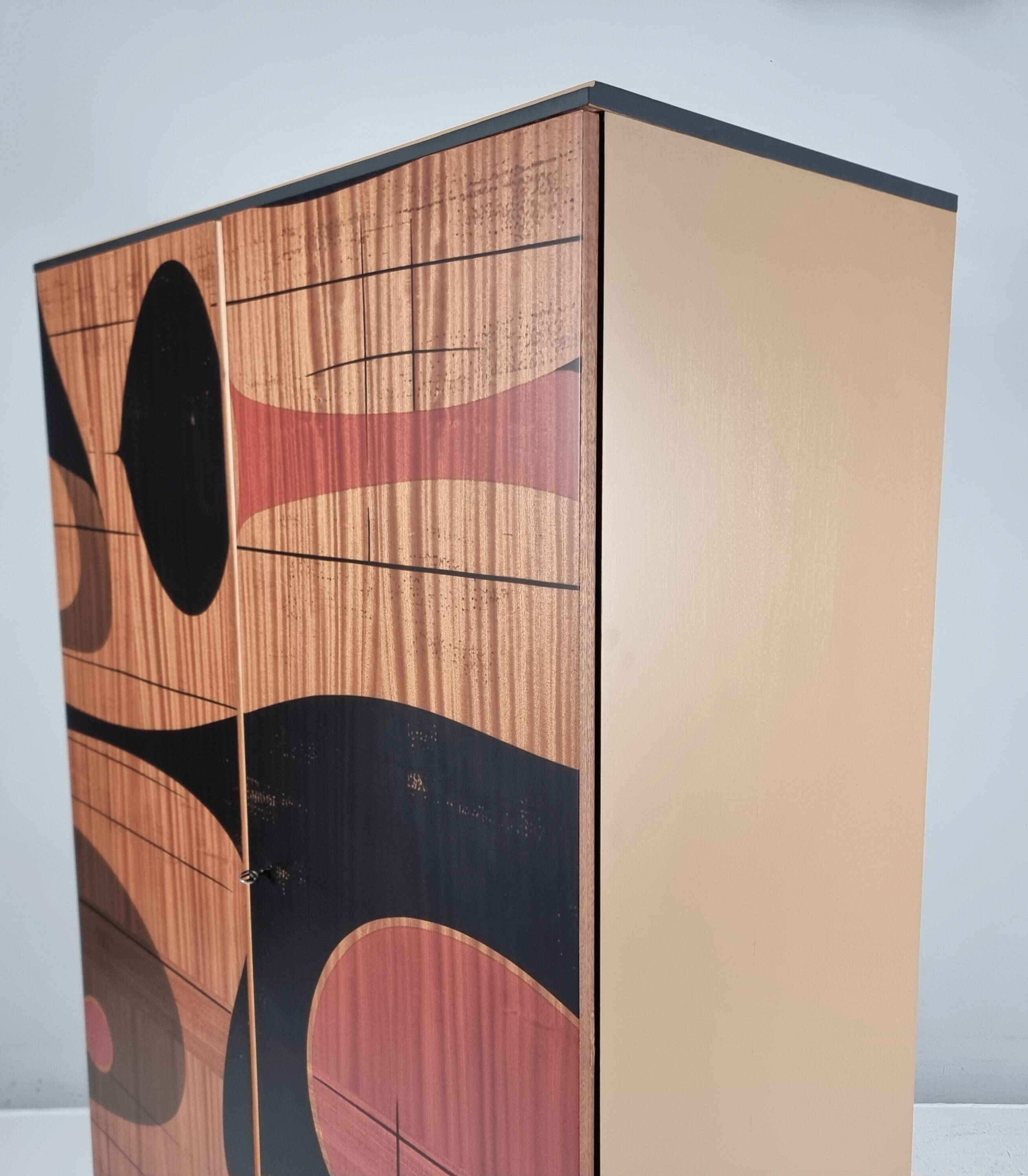 Garde-robe vintage en frêne, années 1970