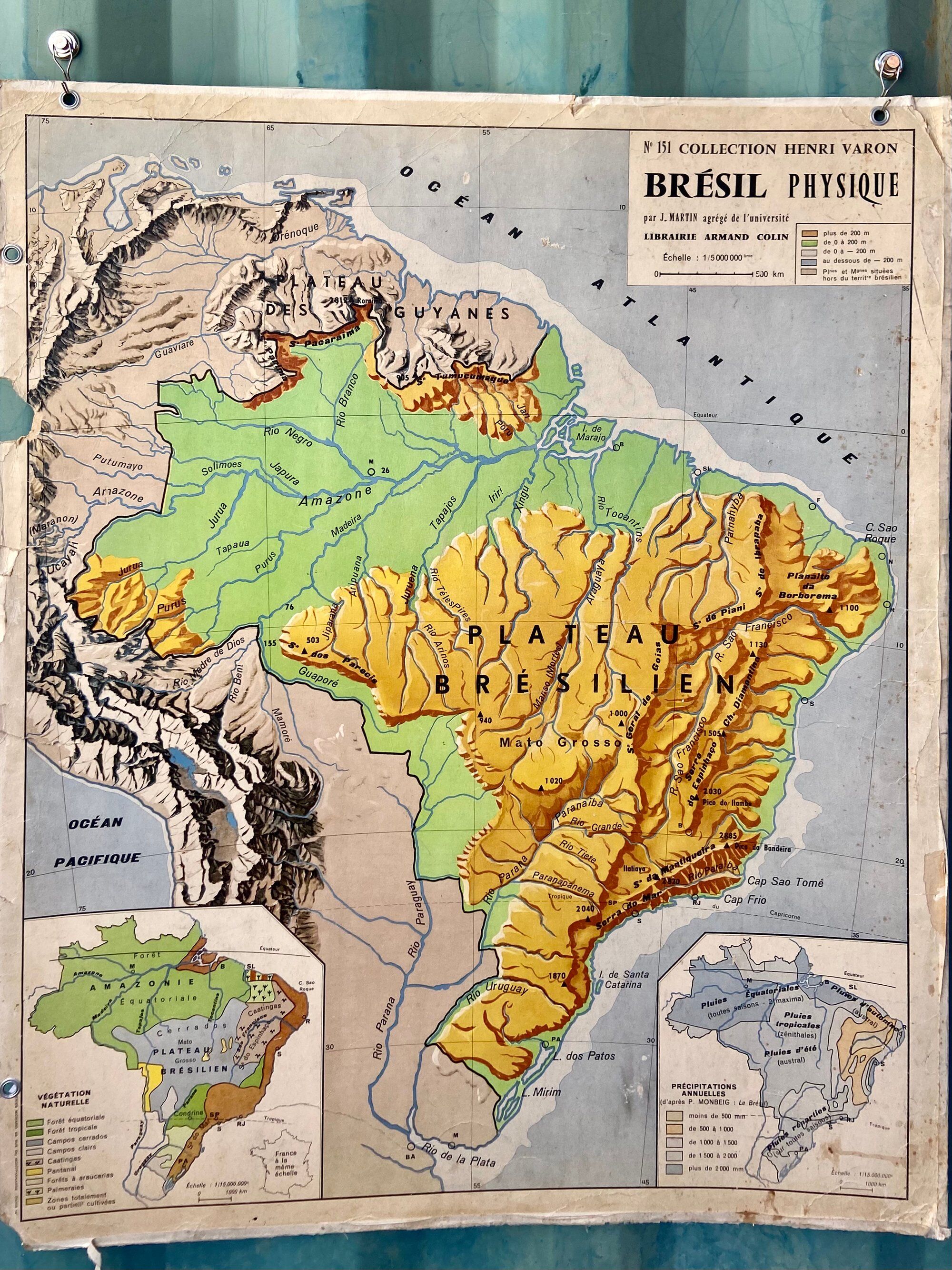 School map: brazil 151 henri varon