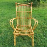 Rattan armchairs 60'