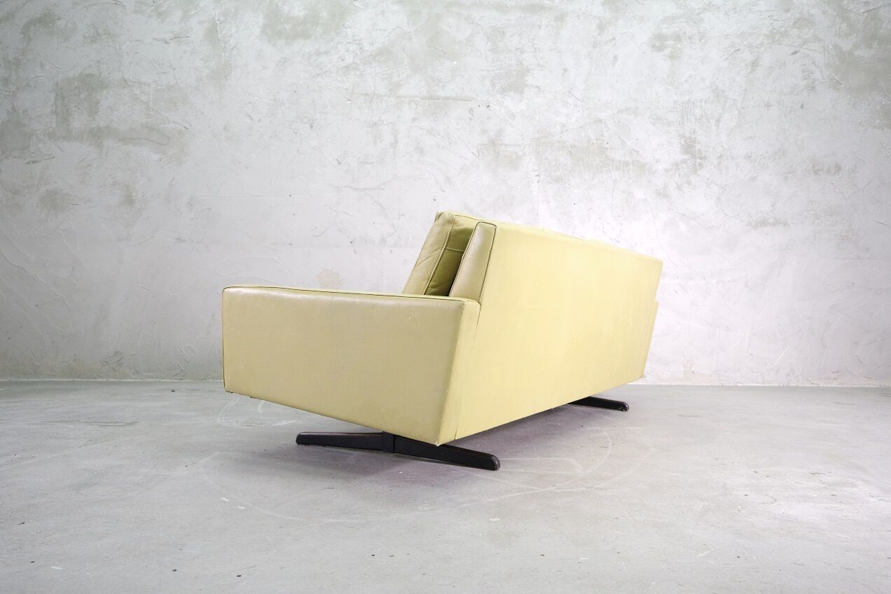 Mid-Century Scandinavian Leather Sofa, 1960s