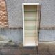 Medical cabinet showcase metal and vintage industrial glass 1950