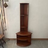 Vintage wooden corner cabinet