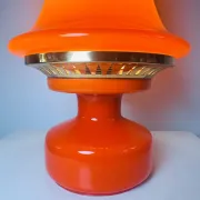 Table lamp in glass B-124 by Hans-Agne Jakobsson for Markaryd Ab, Sweden, 1960s.