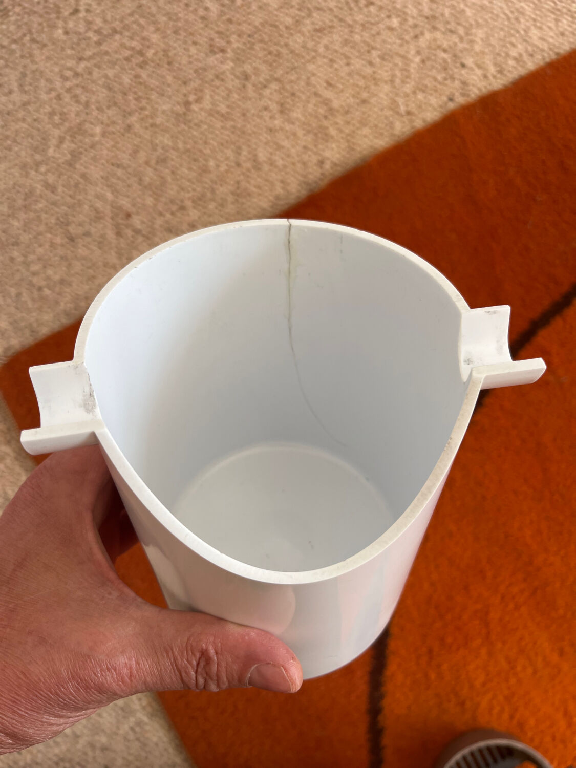 Enzo Mari, Danese Milano, Griglia floor ashtray, 1970s