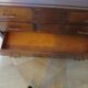 Commode longue–3 tiroirs -style colonial–Teinte acajou