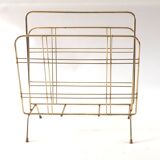 Porte revue métal doré