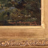 Tableau sur panneau signé Luigi Onetti et daté de 1925
