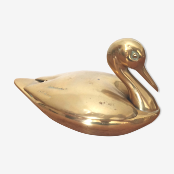 Empty brass Pocket duck