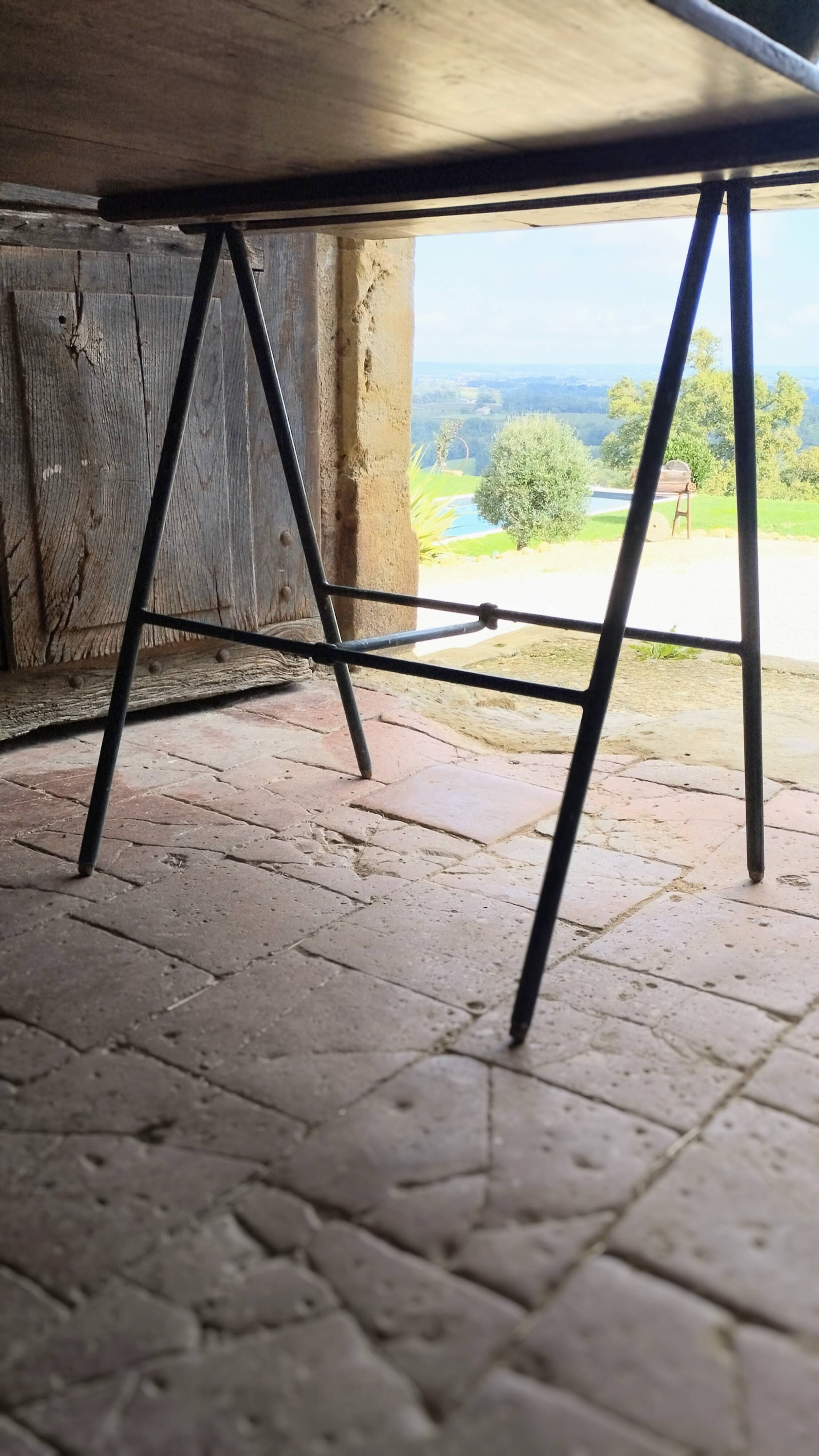 Industrial, workshop, folding table