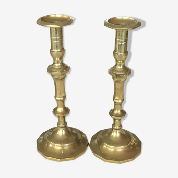 Pair of candle holders