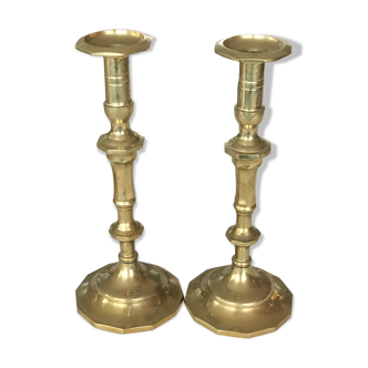 Pair of candle holders