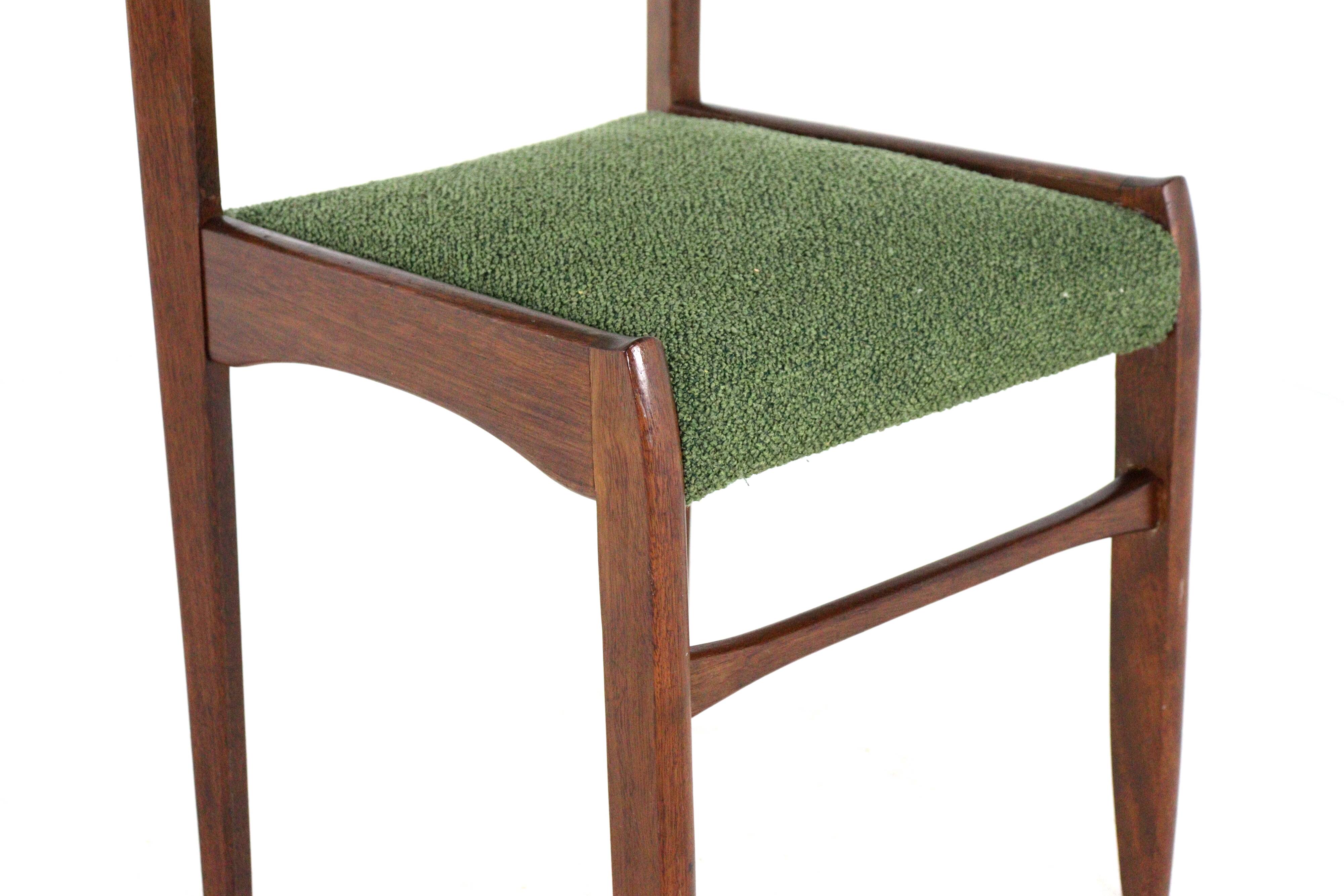 vintage teak Dining chair 'Raamdonksveer' new upholstery