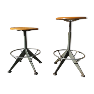 set de 2 tabourets d'atelier