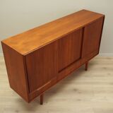 Buffet haut en teck, design danois, années 1970, production : Danemark