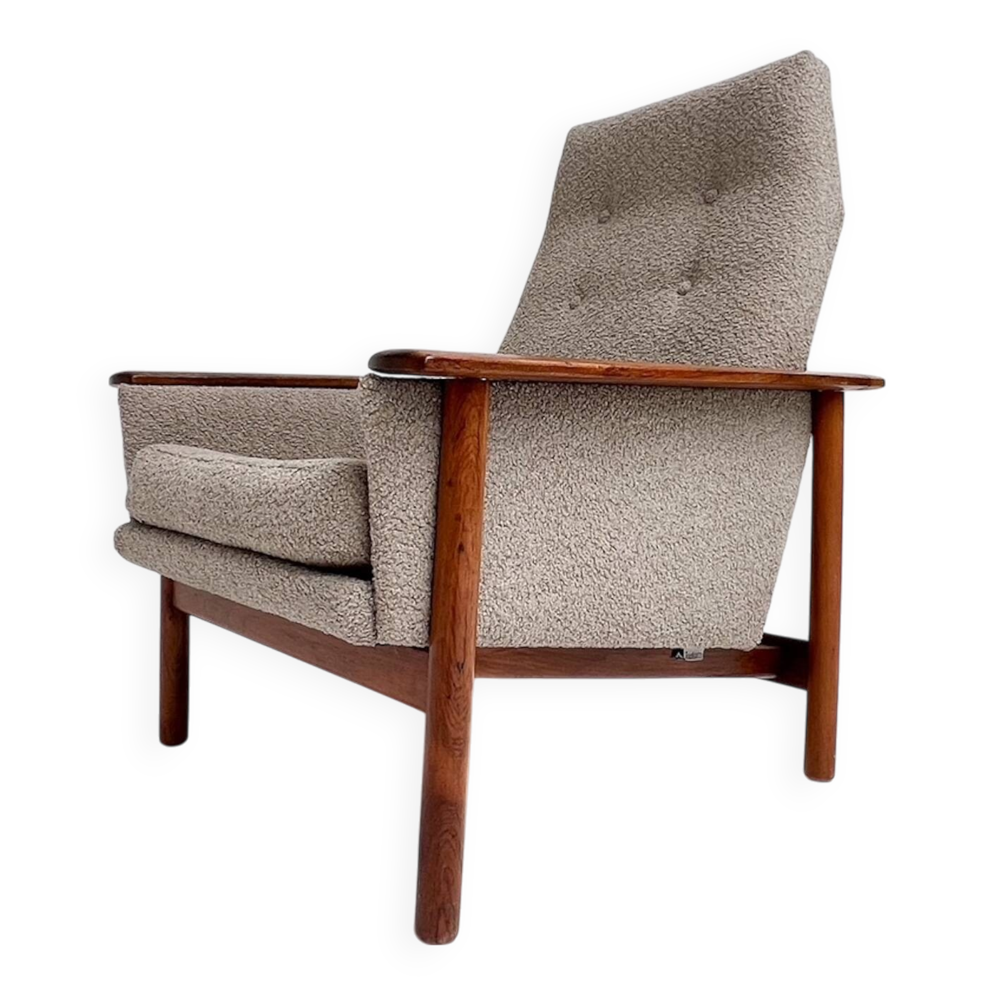 Topform armchair in Teddy fabric, 1970s