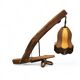 Farmhouse / agricultural tools / floorlamp 1960s