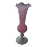 Pink opaline vase