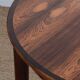 Round rosewood dining table by Johannes Andersen, 1960