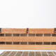 Bench in 3 elements and pair of chairs by Kurt Østervig for KP Møbler Denmark 1960