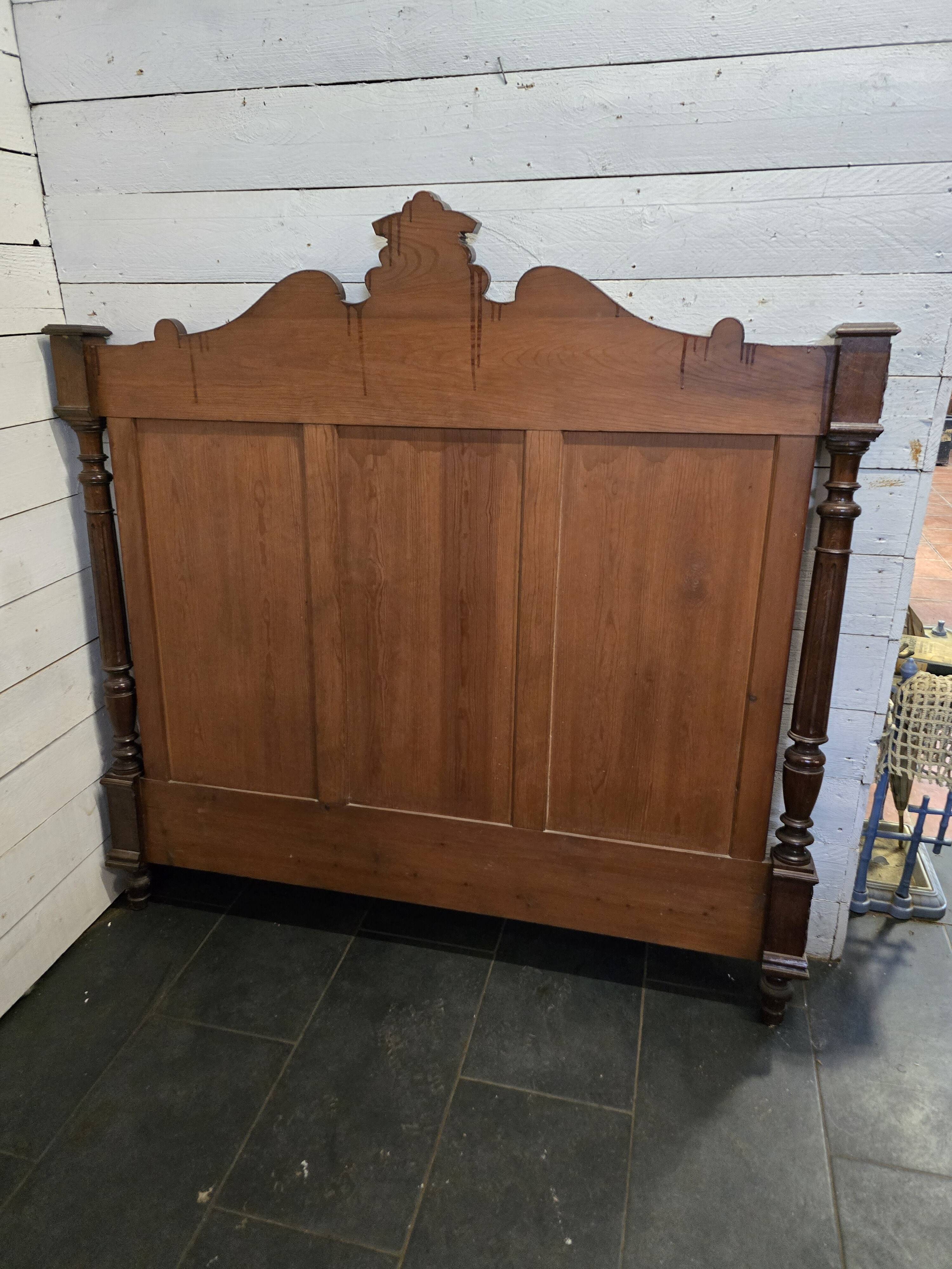 Antique headboard