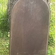 Old molded wooden mirror