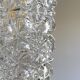 Lustre suspension cascade 3 antique glass tulips staircase