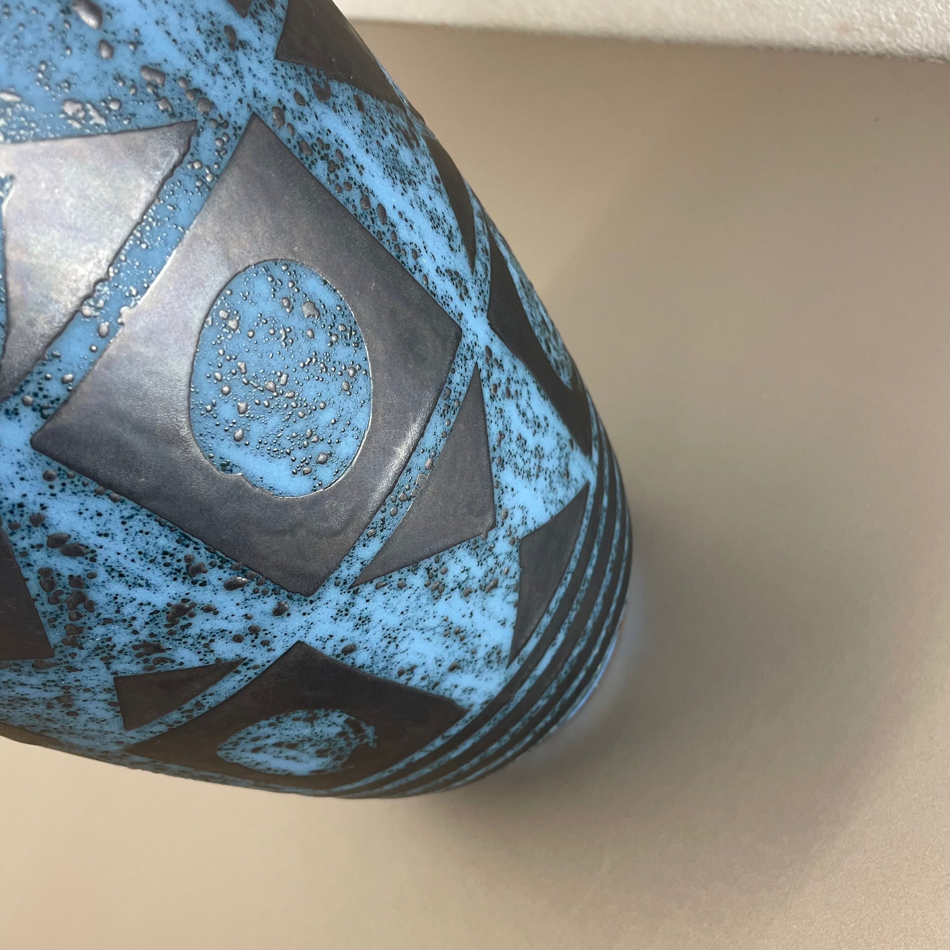 Fat Lava Ceramic "Ankara" Vase by Heinz Siery Carstens Tönnieshof, Germany 1960s