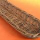 Braided wicker banneton basket