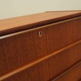 Teak chest of drawers, Danish design, 1970s, manufactured in Denmark