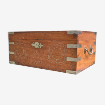 Jewelry box wooden mail box with secrecy