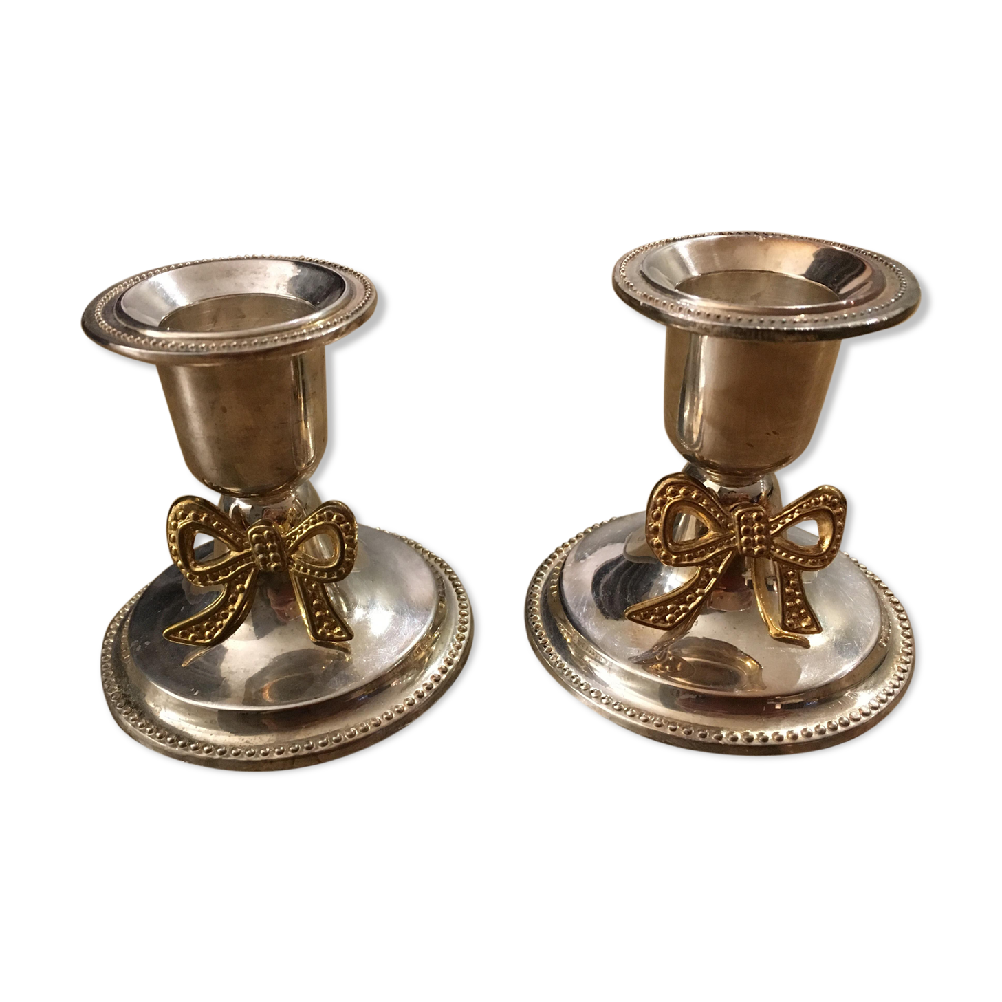 Metal candleholders