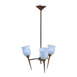 Glass chandelier 1960