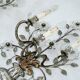 Paire de appliques en cristal et bronze Maison Bagues, années 1960.