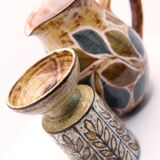 Sixties pitcher with foliage by Jean-Claude Malarmey in Vallauris