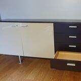 Cinna sideboard in lacquer and brown wood