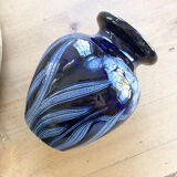 Artisan vase with floral motifs