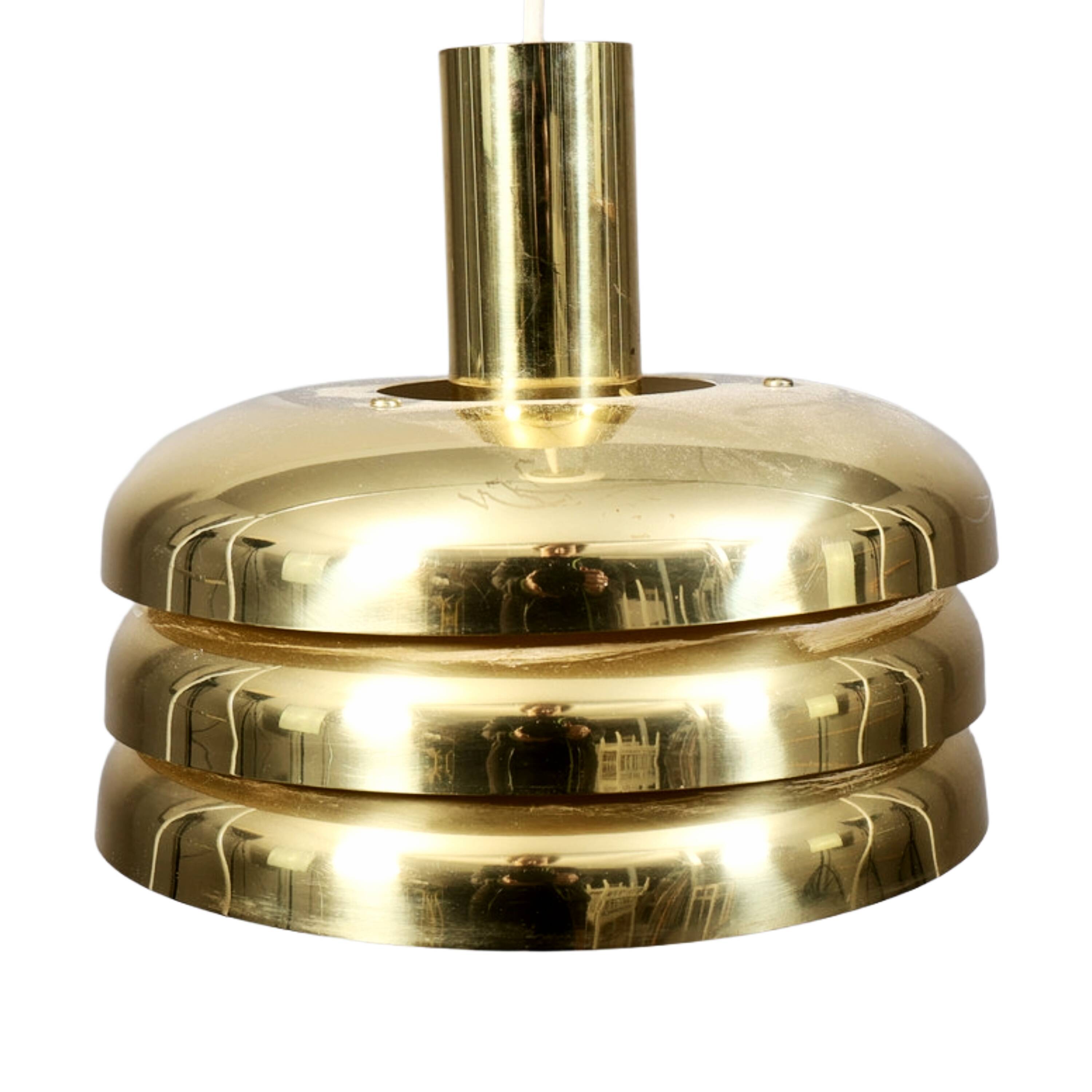 Hans-Agne Jakobsson - Suspension T724 in solid brass - Sweden 1960s