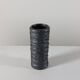 Small vintage brutalist vase with oxidised glaze from the 1950s.