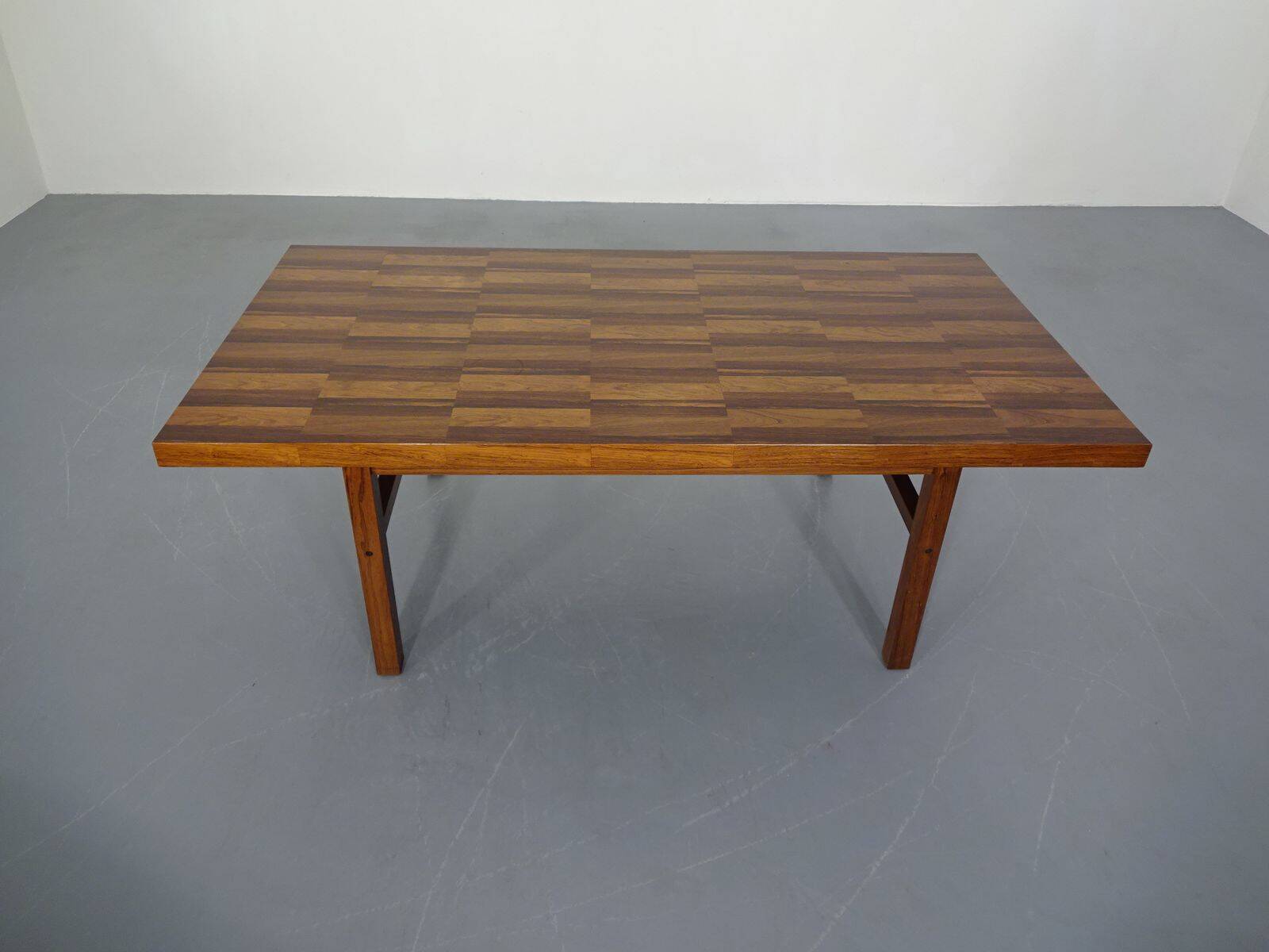Rosewood Patchwork Coffee Table from Bramin, 1960s