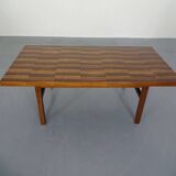 Rosewood Patchwork Coffee Table from Bramin, 1960s