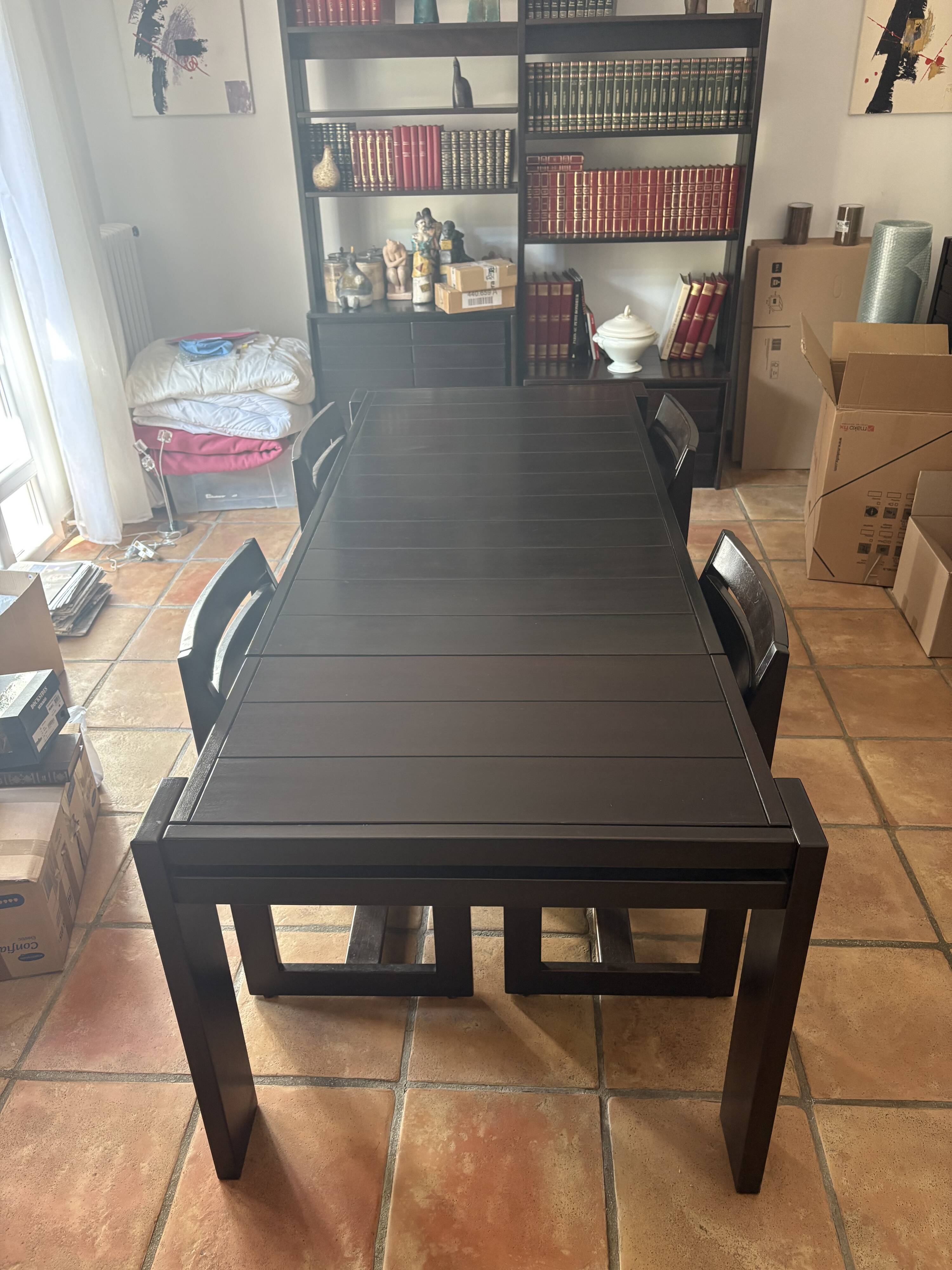 Dining Table Maison Regain in Iroko Wood sold individually